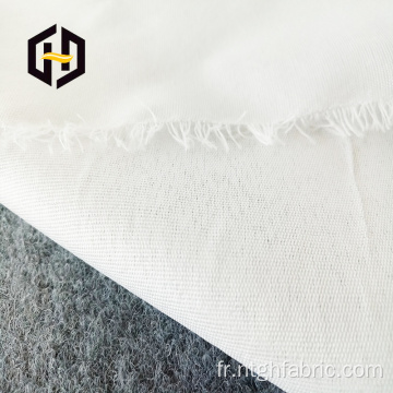 Maille de tissu gris composite polyester pour tapis de yoga